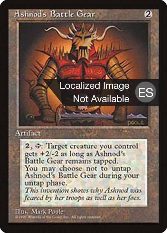Magic the Gathering Card - Ashnod's Battle Gear - MTG Circle