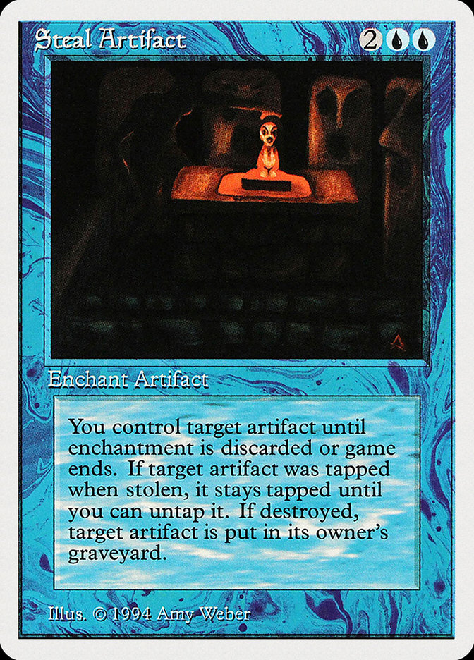 Magic the Gathering Card - Steal Artifact - MTG Circle