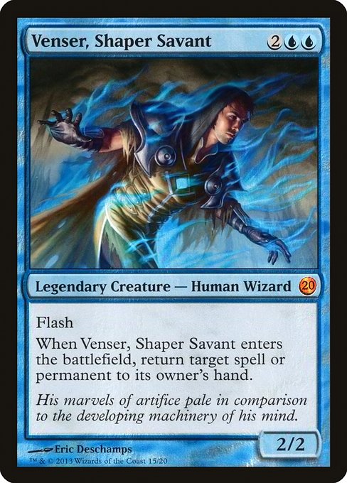 Magic the Gathering Card - Venser, Shaper Savant - MTG Circle