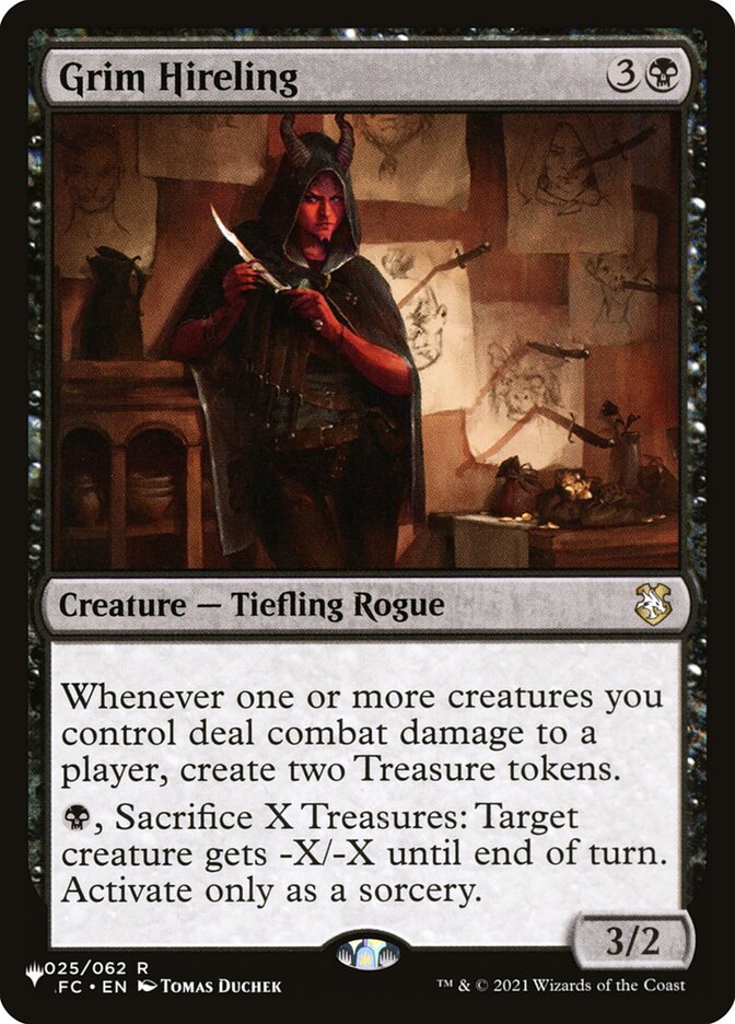 Magic the Gathering Card - Grim Hireling - MTG Circle
