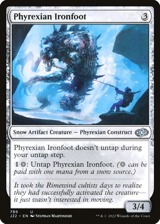 Magic the Gathering Card - Phyrexian Ironfoot - MTG Circle
