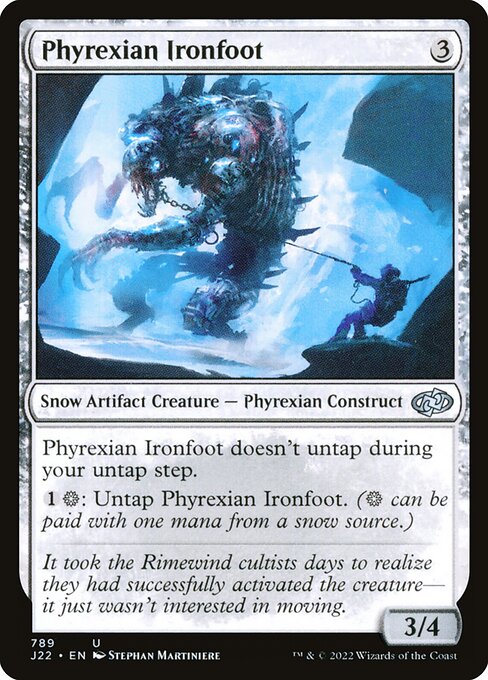 Magic the Gathering Card - Phyrexian Ironfoot - MTG Circle