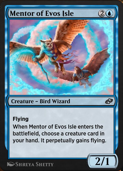 Magic the Gathering Card - Mentor of Evos Isle - MTG Circle