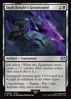 Magic the Gathering Card - Dark Knight's Greatsword - MTG Circle