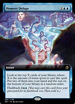 Magic the Gathering Card - Memory Deluge - MTG Circle