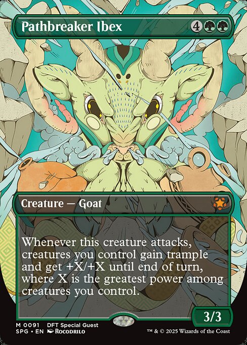 Magic the Gathering Card - Pathbreaker Ibex - MTG Circle