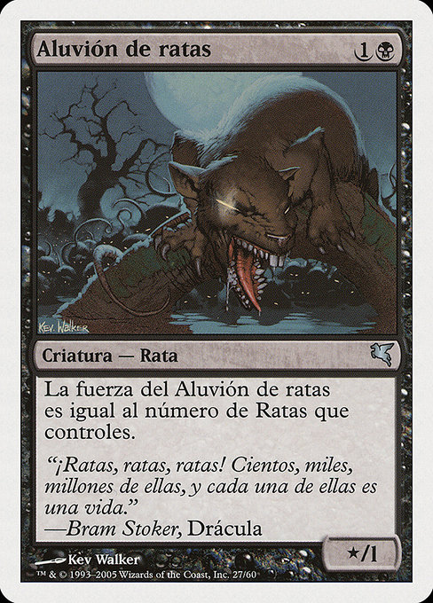Magic the Gathering Card - Swarm of Rats - MTG Circle