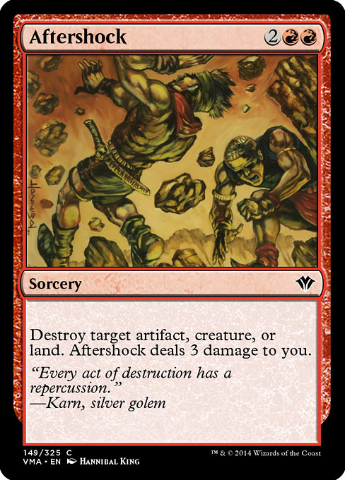 Magic the Gathering Card - Aftershock - MTG Circle