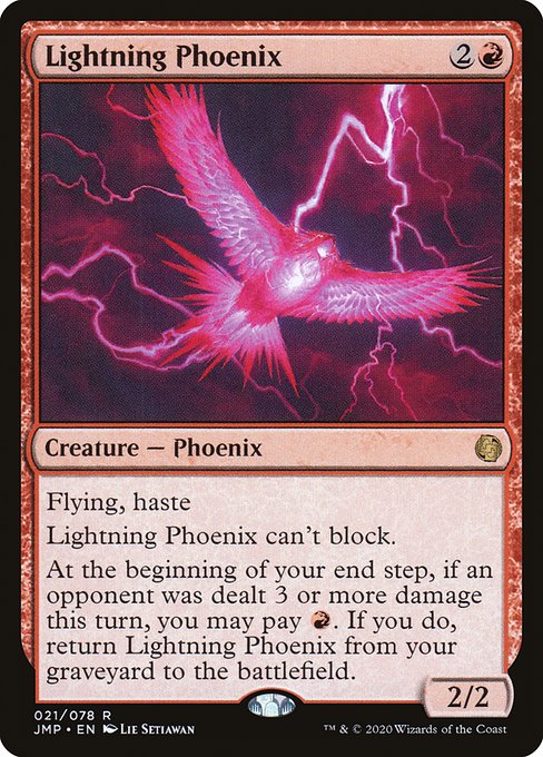 Magic the Gathering Card - Lightning Phoenix - MTG Circle