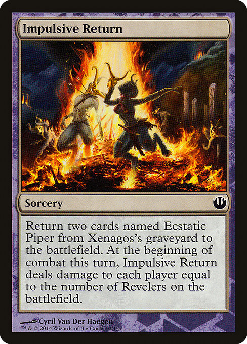Magic the Gathering Card - Impulsive Return - MTG Circle