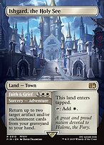 Magic the Gathering Card - Ishgard, the Holy See // Faith & Grief - MTG Circle
