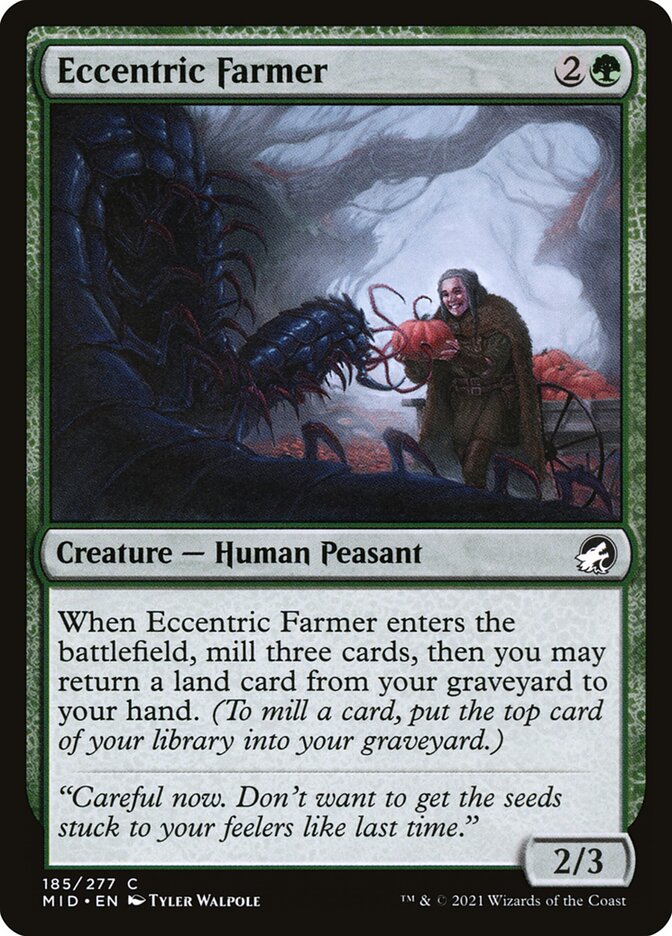 Magic the Gathering Card - Eccentric Farmer - MTG Circle