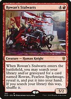 Magic the Gathering Card - Rowan's Stalwarts - MTG Circle
