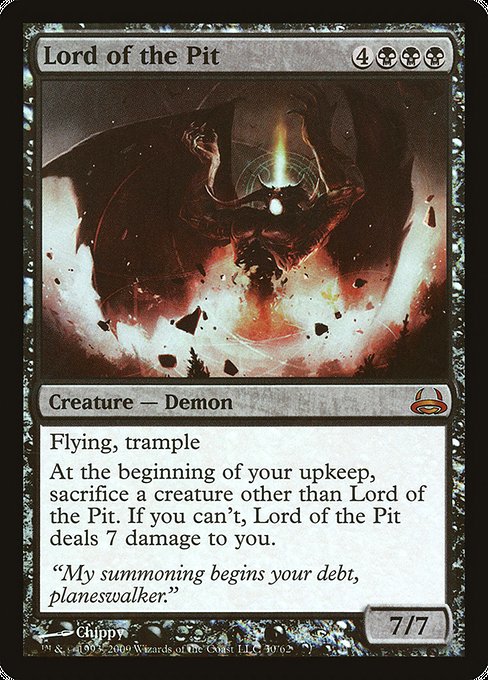 Magic the Gathering Card - Lord of the Pit - MTG Circle