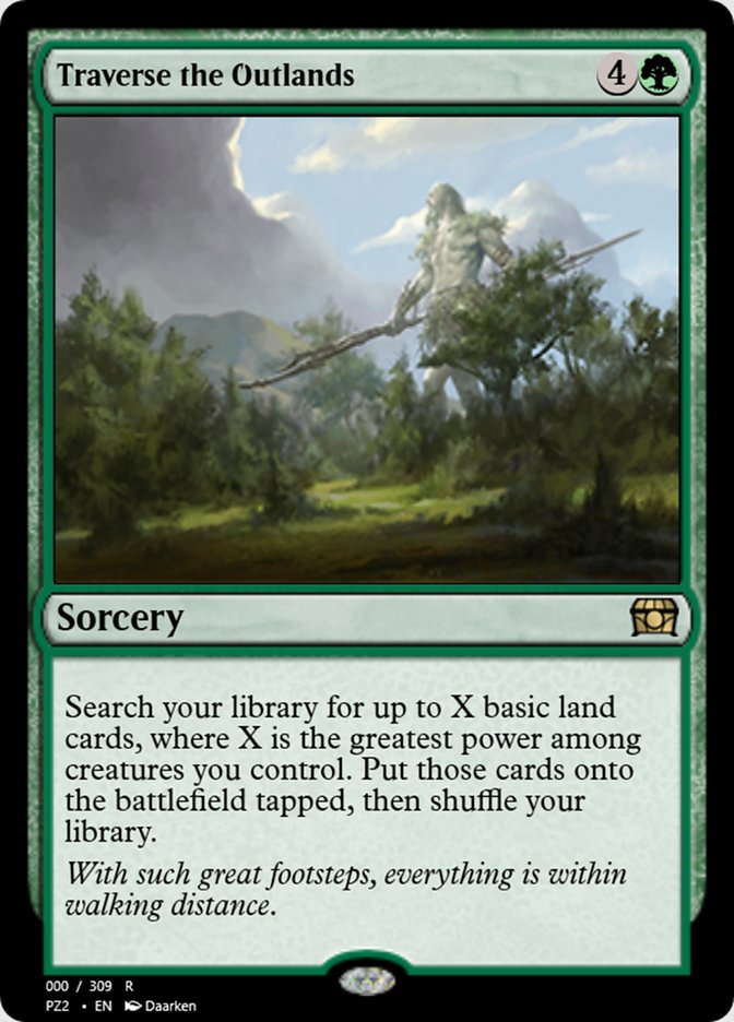 Magic the Gathering Card - Traverse the Outlands - MTG Circle