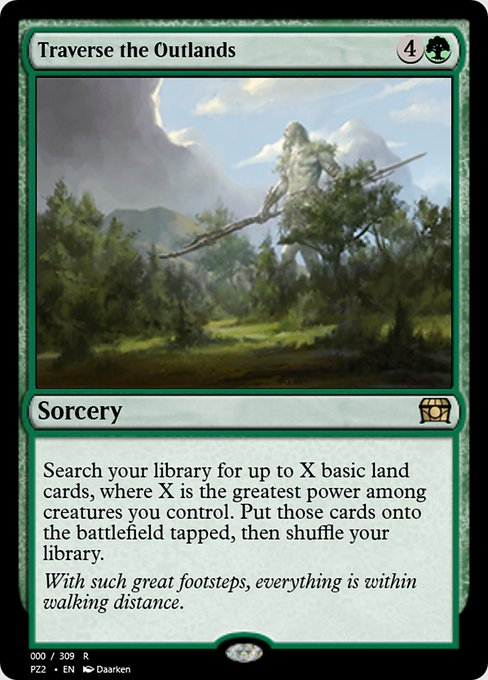 Magic the Gathering Card - Traverse the Outlands - MTG Circle