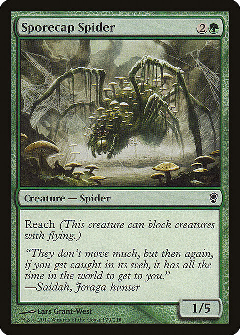 Magic the Gathering Card - Sporecap Spider - MTG Circle