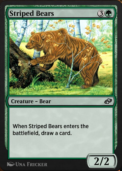 Magic the Gathering Card - Striped Bears - MTG Circle