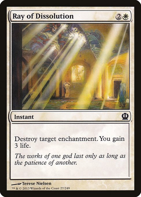 Magic the Gathering Card - Ray of Dissolution - MTG Circle