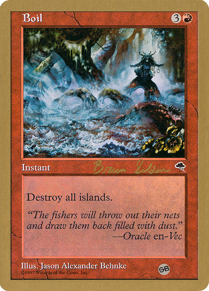 Magic the Gathering Card - Boil - MTG Circle