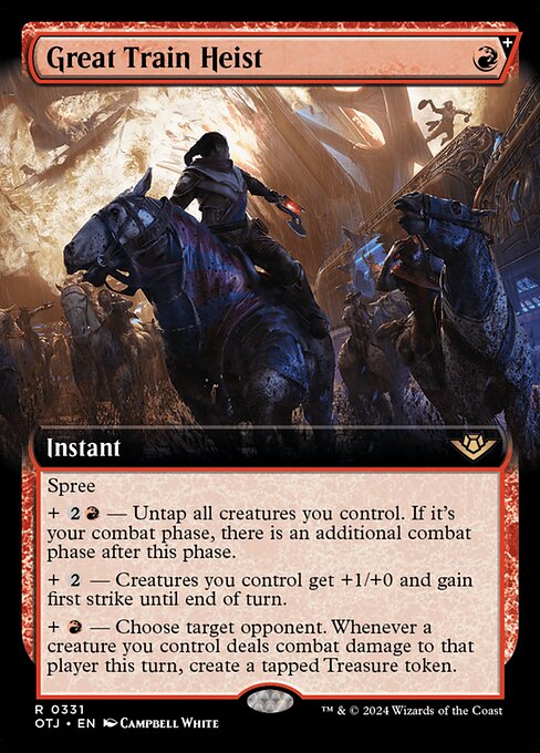 Magic the Gathering Card - Great Train Heist - MTG Circle
