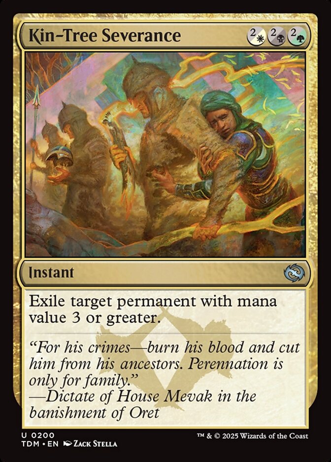 Magic the Gathering Card - Kin-Tree Severance - MTG Circle