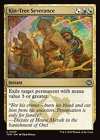 Magic the Gathering Card - Kin-Tree Severance - MTG Circle