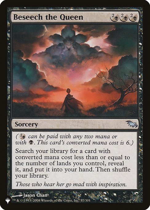 Magic the Gathering Card - Beseech the Queen - MTG Circle