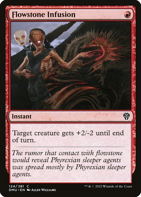 Magic the Gathering Card - Flowstone Infusion - MTG Circle