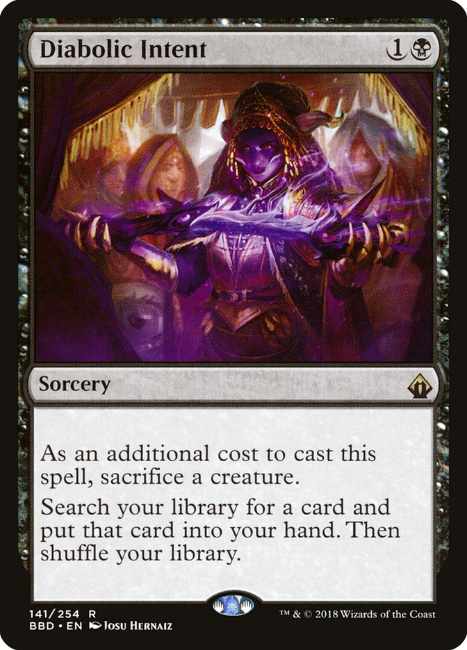 Magic the Gathering Card - Diabolic Intent - MTG Circle