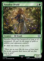 Magic the Gathering Card - Paradise Druid - MTG Circle