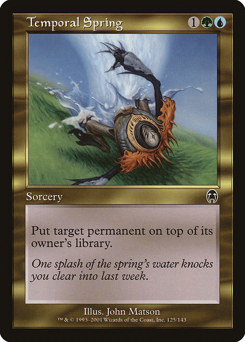 Magic the Gathering Card - Temporal Spring - MTG Circle