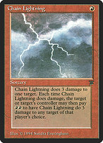 Magic the Gathering Card - Chain Lightning - MTG Circle