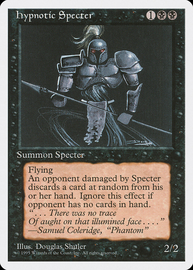 Magic the Gathering Card - Hypnotic Specter - MTG Circle