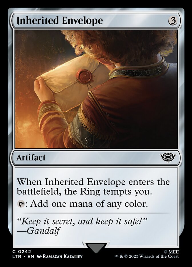 Magic the Gathering Card - Inherited Envelope - MTG Circle