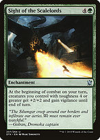 Magic the Gathering Card - Sight of the Scalelords - MTG Circle