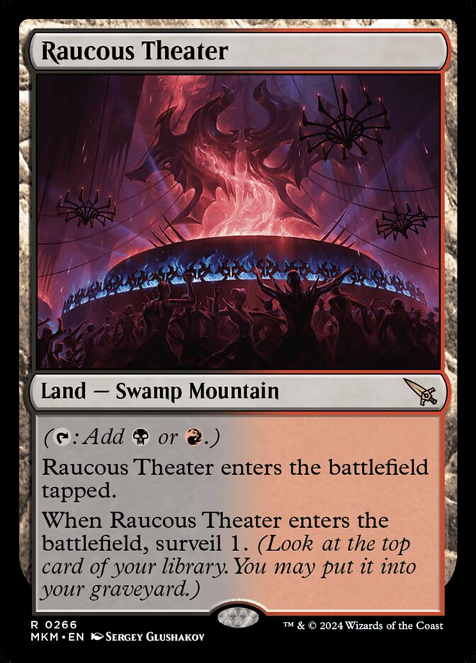 Magic the Gathering Card - Raucous Theater - MTG Circle