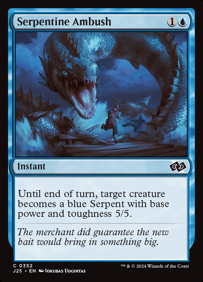 Magic the Gathering Card - Serpentine Ambush - MTG Circle