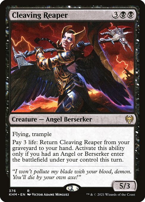 Magic the Gathering Card - Cleaving Reaper - MTG Circle