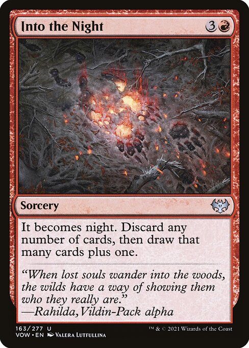 Magic the Gathering Card - Into the Night - MTG Circle