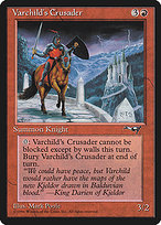 Magic the Gathering Card - Varchild's Crusader - MTG Circle