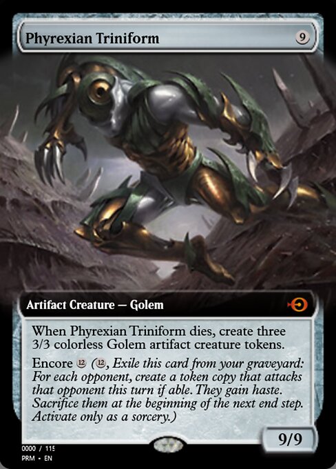 Magic the Gathering Card - Phyrexian Triniform - MTG Circle
