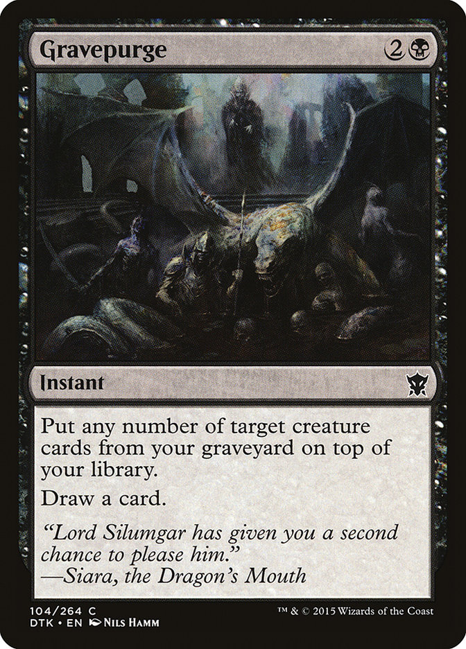 Magic the Gathering Card - Gravepurge - MTG Circle