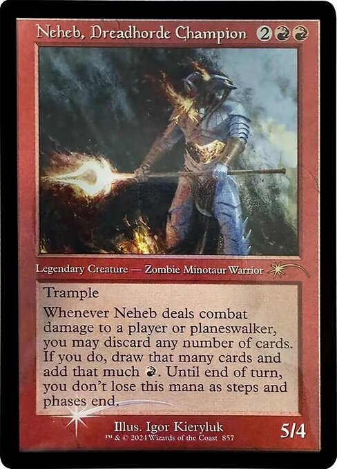 Magic the Gathering Card - Neheb, Dreadhorde Champion - MTG Circle