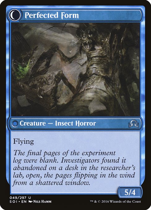 Magic the Gathering Card - Perfected Form - MTG Circle