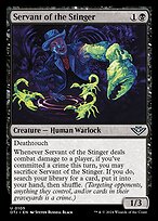 Magic the Gathering Card - Servant of the Stinger - MTG Circle