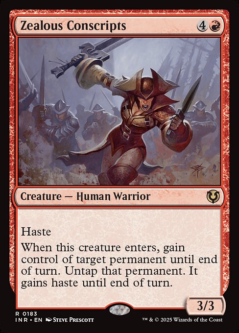 Magic the Gathering Card - Zealous Conscripts - MTG Circle