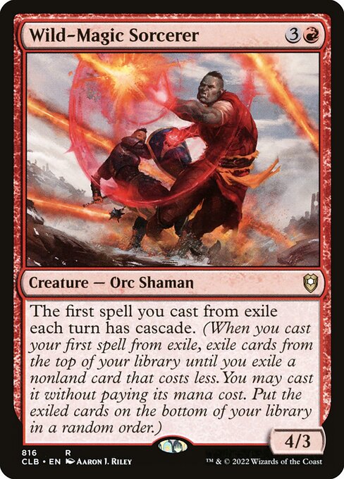 Magic the Gathering Card - Wild-Magic Sorcerer - MTG Circle