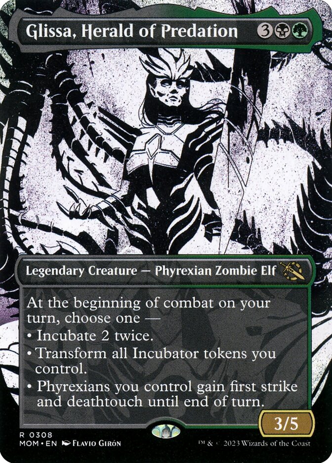 Magic the Gathering Card - Glissa, Herald of Predation - MTG Circle