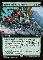Magic the Gathering Card - Become the Avalanche - MTG Circle
